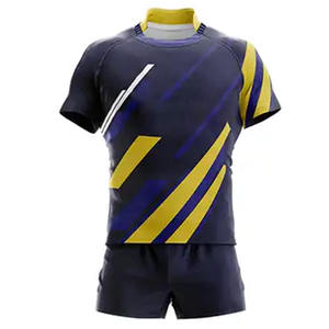 Fabricant d'uniformes de rugby de bonne qualité, uniformes de rugby sur mesure, maillots de rugby vintage personnalisés avec shorts - Product Image 4