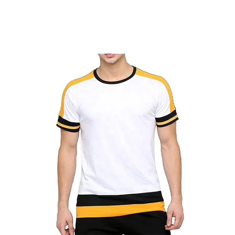 EW-Camiseta de algodón orgánico de gimnasio para hombre, camisa de manga larga personalizada