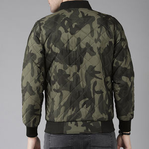 Nuevo Camo Bomber Winter Chaqueta de bombardero de alta calidad Chaqueta de invierno Bomber hecha a medida para hombre tarifa al por mayor - Product Image 5