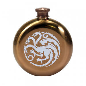 Ensemble de flacons portables en acier inoxydable de 8 oz, motif Mère des Dragons, thème Jeu des Trônes, pour fêtes - Product Image 2