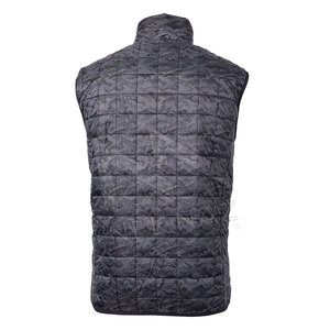 2024 nouveau Design mode hiver personnalisé bouffant hiver corps plus chaud col montant coton hommes gilet sans manches bouffantes vestes - Product Image 3