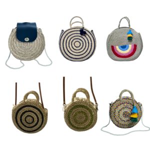 Sac à main en jacinthe d'eau tissée à la main de taille personnalisée sac fourre-tout naturel écologique pour les femmes mode décontractée de tous les jours - Product Image 1