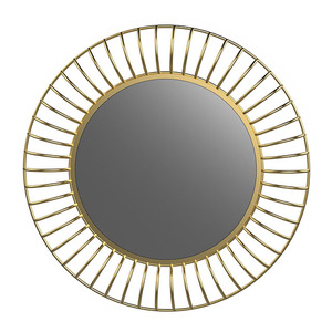 Modern Touch Metal <b>Hanging</b> <b>Mirror</b> <b>Rounded</b> Corner Wall Mounted Handmade Home Decor for Wedding Occasions-for Drawing Room Wash - Product Image 6
