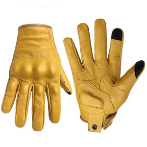 Nuevos guantes de moto cosidos para hombre hechos a medida antiarrugas guantes de motocicleta de fibra de carbono de alta calidad con tarifa al por mayor - Product Image 4