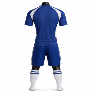 Maillots de football personnalisés en gros, design sur mesure, polyester respirant, maillots de sport pour hommes, uniformes de football - Product Image 2