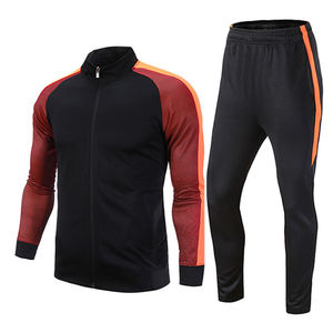 Street style tracksuit featuring <b>zip</b>-<b>up</b> <b>jacket</b> and jogger trousers, comfortable and trendy. - Product Image 4