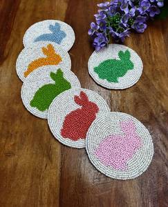 Dessous de verre en noyer Ensembles de dessous de verre en bois de noyer-Qualité supérieure - Product Image 5