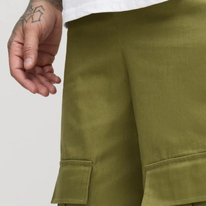 Shorts pour hommes, design tendance, tissu en coton mélangé, logo personnalisé, prix de gros, design multi-poches, respirant et ajustable - Product Image 5