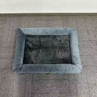 Coussin pour chien et chat écologique de luxe, compressible, toutes saisons, chaud, rectangulaire, XL, amovible, lavable, avec rebond rapide