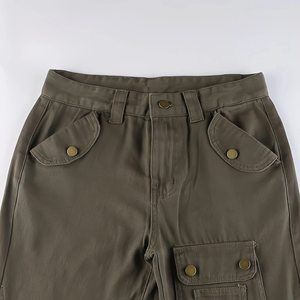 Wholesale Lady Joggers Custom Soft Fleece <b>Oversized</b> Jogging <b>Pants</b> Embroidered Hip Hop <b>Cargo</b> <b>Pants</b> Women With Private Label - Product Image 5