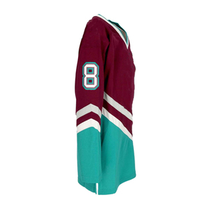 Maillot de hockey sur glace personnalisé de qualité supérieure, sublimation, évacuation de l'humidité, respirant, vêtements d'équipe de hockey avec logo - Product Image 6