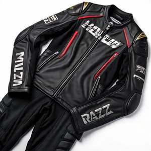 Fabricante de chaqueta de motocicleta de cuero de seguridad de armadura CE | Garantía de calidad del proveedor de oro - Product Image 1