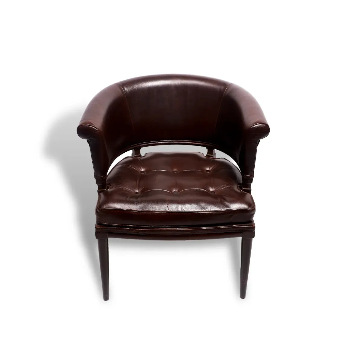 accent armchair wooden