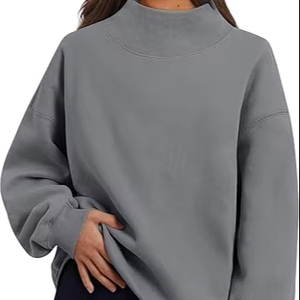 Sudadera informal con estilo para mujer, perfecta para el uso diario, pulóver holgado - Product Image 1