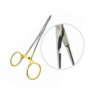 ที่ใส่เข็มไอริสแบบแมนนวลทำจากสเตนเลสสำหรับการผ่าตัดทั่วไปใช้ซ้ำได้ - Product Image 5