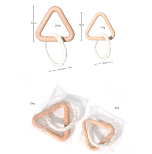 Triangle Dog Tug <b>Toy</b> Silicone <b>Interactive</b> Chew <b>Toy</b> Durable Pet Training Pull <b>Toy</b> Daily Teeth Cleaning - Product Image 3
