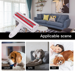 Removedor de pelo suave y reutilizable para perros y gatos, cepillo para mascotas, rodillo antibacteriano para pelusas, autolimpieza almacenada multifunción - Product Image 5