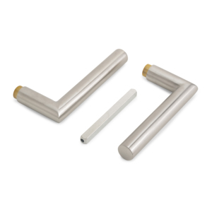 Serrature in vetro con Design elegante per porte e finestre a forma di L-R in acciaio inox - Product Image 1