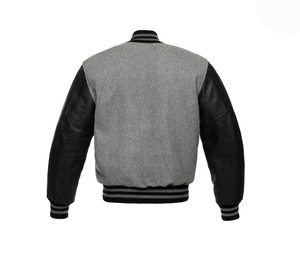 Nueva chaqueta de cuero Real personalizada de último diseño para hombres y mujeres Letterman chaqueta universitaria con letras bordadas personalizables - Product Image 3