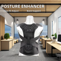 Correcteur de posture ergonomique réglable - Soutien respirant pour les épaules et le dos avec alignement de la colonne vertébrale