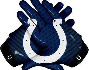 Gants de football américain personnalisés Gants de football américain à paume haute et collante Gants de football américain à dos sublimé - Product Image 4