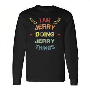 Jerry Doing Jerry Things T-shirt a maniche lunghe a tema natalizio Abbigliamento unisex - Product Image 2