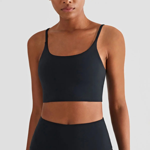 Wholesale Custom Nylon Spandex High Support Seamless <b>Sports</b> <b>Bra</b> for Adult Women <b>Ladies</b> Plus Size <b>Sports</b> <b>Bra</b> Breathable High - Product Image 2