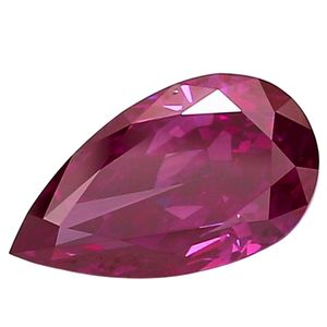 Diamant de laboratoire de 3,51 carats, taille poire, rose foncé fantaisie, VS1, certifié IGI - Product Image 2