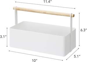 Durable Metal Caddy for Easy Kitchen Organization Best Seller Home <b>Storage</b> Solution for Utensils <b>Cutlery</b> and More Modern White - Product Image 3