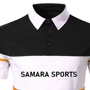 Polos de hombre tejidos OEM al por mayor, Polo informal de manga corta con botones, camisetas clásicas de golf - Product Image 4
