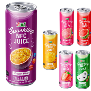 Boisson gazeuse au jus de fruit de la passion VINUT 330 ml, fabrication OEM ODM, marque privée, fabrication au Vietnam, échantillon gratuit - Product Image 1