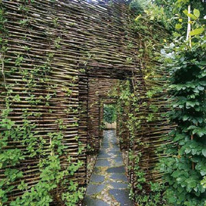 Produit d'outil tourné de panneau de clôture de tissage de bois horizontal - Product Image 2