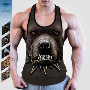 Camiseta sin mangas de alta calidad para hombre, camiseta sin mangas de Color sólido personalizada, camiseta sin mangas de secado rápido para hombre de alta calidad, camiseta sin mangas de gran tamaño - Product Image 5