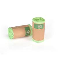 Nouveautés Éco-responsables 2025 – Sacs Poubelles Compostables et Biodégradables en PBAT/PLA/Ampoule de Maïs pour Déchets et Déjections – Durables – Logo OEM Accepté