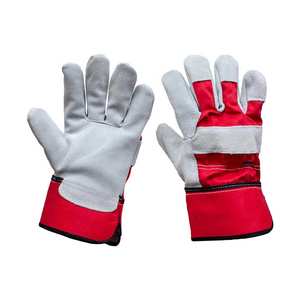 Gants de sécurité en cuir de qualité supérieure Gants de sécurité de travail en cuir de vachette durable Protection des mains en cuir industriel - Product Image 1