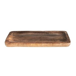 Plateau de service en bois de manguier, plateau de nourriture en MDF écologique pour un usage domestique, pour servir des aliments faizacraft - Product Image 1