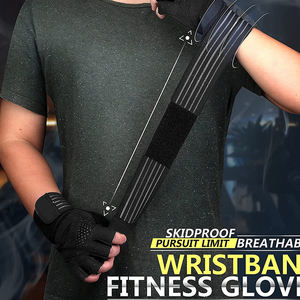 ถุงมือยกน้ำหนักสำหรับเล่นยิมมืออาชีพถุงมือออกกำลังกาย - Product Image 5