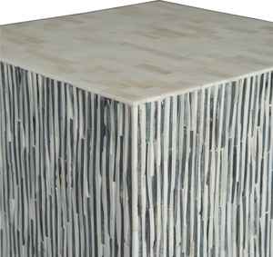 Beautif hecho a mano estilo moderno varilla incrustaciones de hueso mesita de noche Beautif Rod taburete diseño para muebles de dormitorio - Product Image 3