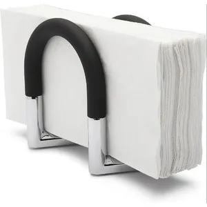 Anneaux de serviette de luxe haut de gamme faits à la main brodés écologiques Porte-serviettes de table moderne Décoration de table Thème exclusif Zahid - Product Image 4