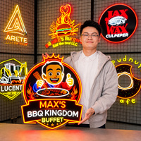 Letrero Comercial de Neón Personalizado Premium, Letrero de Neón Acrílico Personalizado para Publicidad en Interiores, Decoración para Bodas y Fiestas