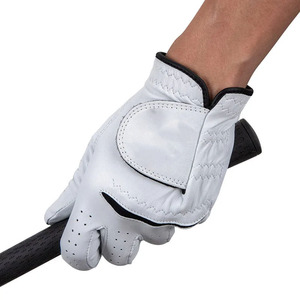 Gants de golf 2025 gants de golf blanc personnalisé vente chaude gants professionnels de golf Cabretta cuir logo personnalisé en peau de mouton souple - Product Image 3