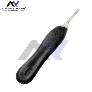 Manche de scalpel en plastique noir pour instruments chirurgicaux manuels de précision # 4 Compatible # 20 # 24 lames en acier inoxydable MOL Safety - Product Image 6