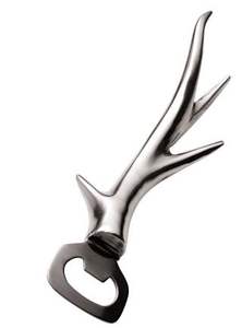 Venta caliente al por mayor de abrebotellas de aluminio de Metal personalizado forma de cuerno de ciervo abridores de vino para bares y restaurantes para botella de vino - Product Image 4