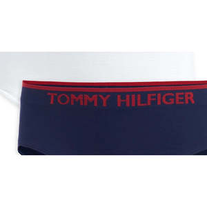 Mutandine Tommy Hilfiger Navy 2 Hipster per Ragazze (Taglie 12-14) – Alta Percentuale di Spandex, Traspiranti, Vita Media, Base per Tutti i Giorni - Product Image 3