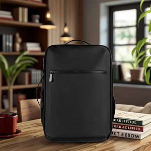 Ensemble de sacs à dos de luxe pour ordinateur portable de créateur pour hommes, fermeture à glissière portable antivol à la mode en polyester écologique - Product Image 5