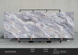 Brillance raffinée du marbre dans des dalles de porcelaine brillantes de 1200x2400 mm pour les espaces haut de gamme - Product Image 4