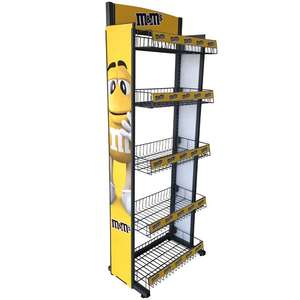 Présentoir de collations portable en métal personnalisé avec assemblage facile pour une installation temporaire et des paquets d'aliments - Product Image 2