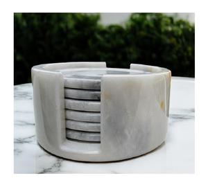 Posavasos de té de alta calidad de madera y resina con soporte Juego de 4 piezas Té Café Vino Esteras y almohadillas Posavasos de desayuno para bebidas - Product Image 6