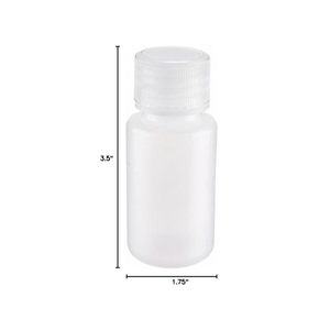 Botella de plástico HDPE de 3oz con tapón de rosca, contenedor cosmético de viaje recargable para champú, loción, desinfectante de manos, embalaje de tóner - Product Image 1