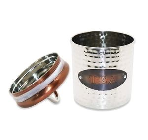 Meilleure Qualité Vintage Rétro En Acier Inoxydable Biscuit Boîte De Cuisine Boîtes Alimentaires Conception Martelée Fantaisie Cuisine Conteneur - Product Image 5